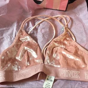PINK Victoria’s Secret Velvet Bralette